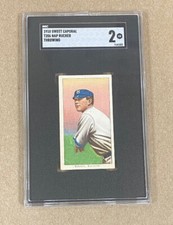 1910 T206 Nap Rucker Sweet Caporal SGC 2 $169.99