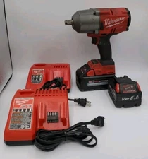 Milwaukee FUEL 2767-20 18V 1/2" Impact Wrench W/ 2 Batteries + 2 Chargers
