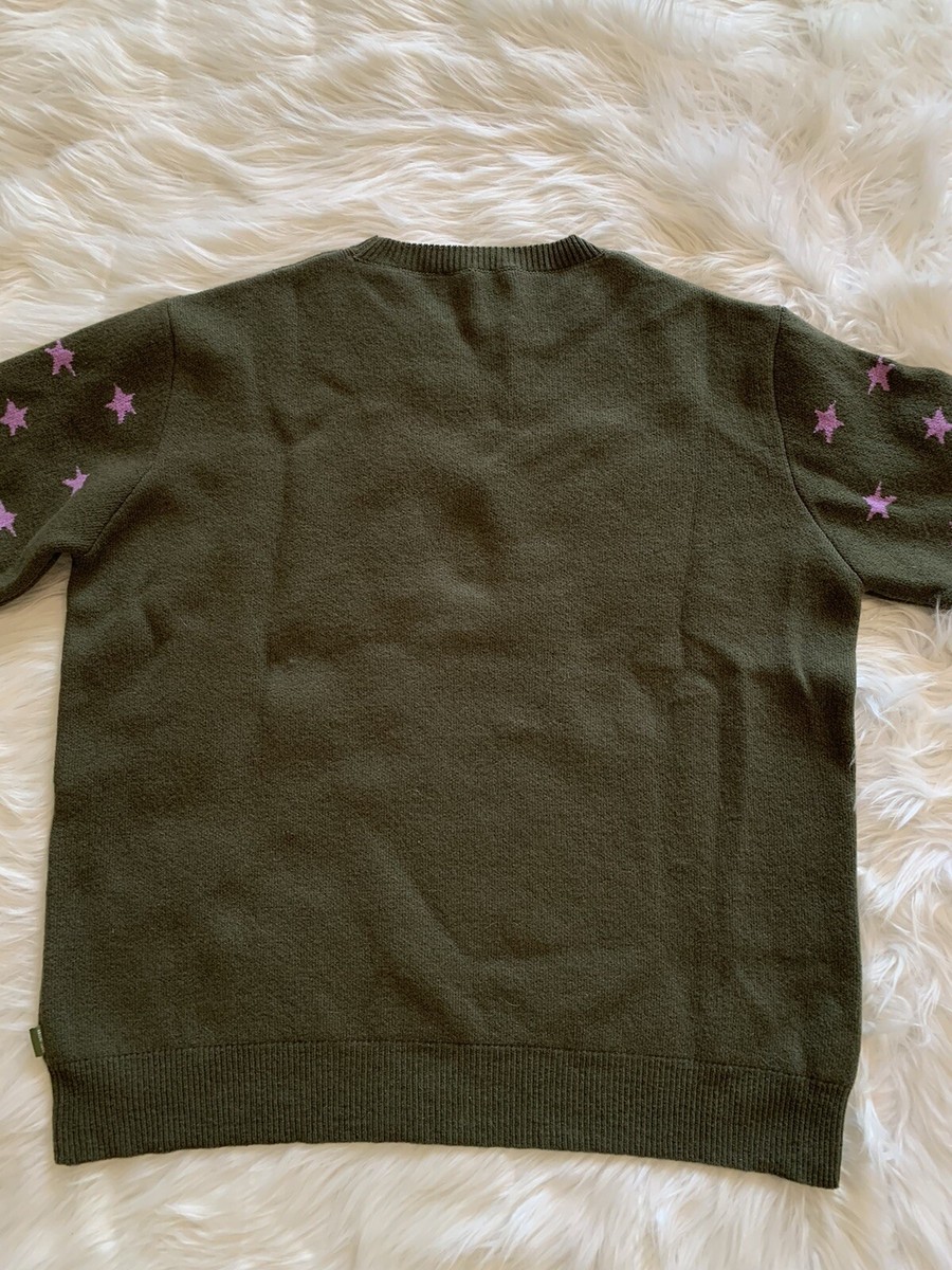 Heaven By Marc Jacobs Bunny Knit Crewneck Sweater Wool Green Heaven By Marc Jacobs Bunny Knit Crewneck Sweater Wool Green