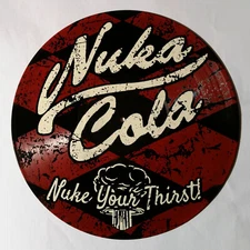 Nuka-Cola Screenprint on Vinyl Record Fallout