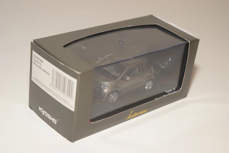 A34 1:43 J-COLLECTION KYOSHO JC6004BM TOYOTA IQ METALLIC BRONZE MIB RARO!! - Immagine 3 di 4