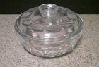 Vintage PYREX CORNING Mixing Serving Casserole THUMBPRINT 7" Oven Bowl With Lid