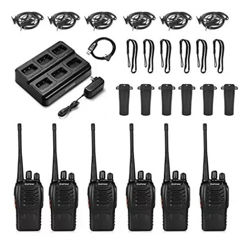 Walkie Talkie Dual Band Przenośne radio dalekiego zasięgu UHF 400-470MHz USB Ham Dwukierunkowe - Zdjęcie 7 z 13