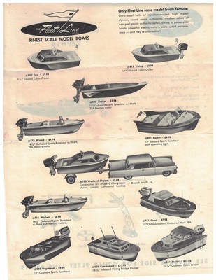 fleetline toy boats