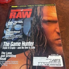 WWF RAW Magazine December 1999 - Has Poster