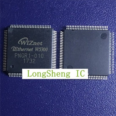 1PCS W5300 QFP-100 Ethernet ICs HI PERF ENET CONTR TCP/IP+MAC+PHY new *pz
