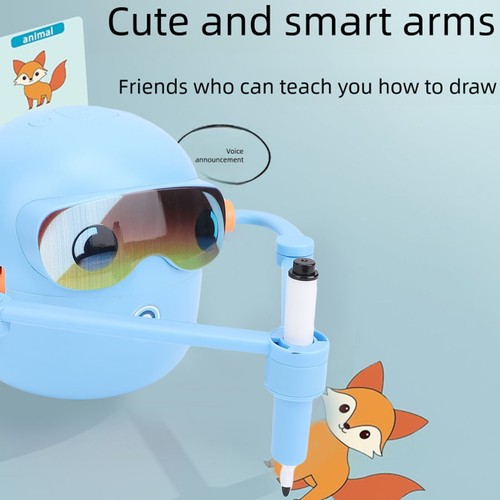 Smart Drawing Robot Voice Interactive Cute Educational Drawing Robot Paintin NEW - Imagen 3 de 12