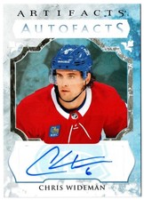 2023-24 Upper Deck Artifacts Autofacts CHRIS WIDEMAN #AF-CW Canadiens UD Auto