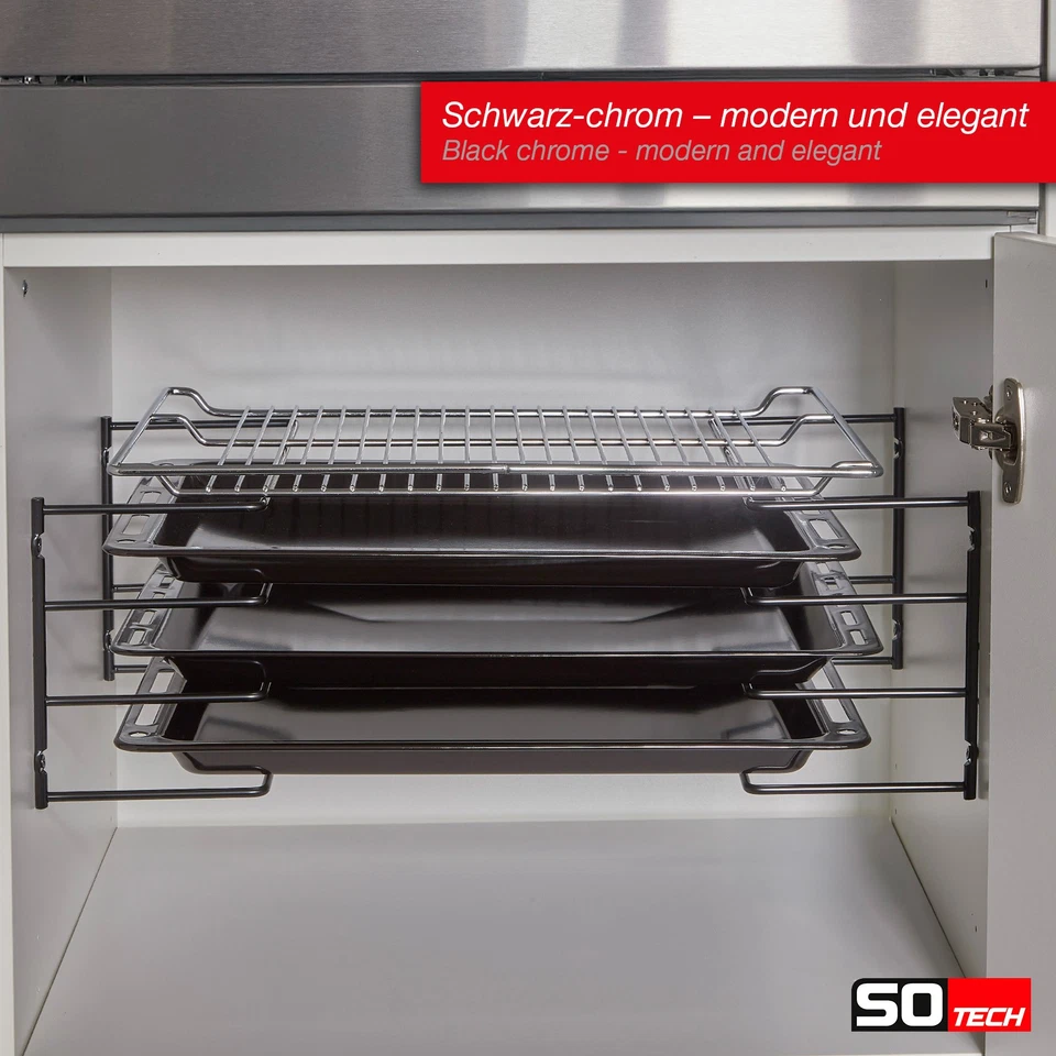 Backblechhalter Halterung Backofen Aufbewahrung Backblech-Halter von SOTECH - Bild 4 von 4