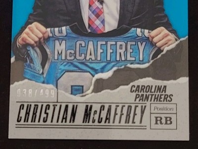 2017 Panini Father's Day - Christian McCaffery - Rookie /499 #42