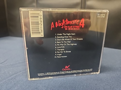 A NIGHTMARE ON ELM STREET 4 : THE DREAM MASTER SOUNDTRACK OST CD OOP RARE 🔥🔥 - Imagen 5 de 5