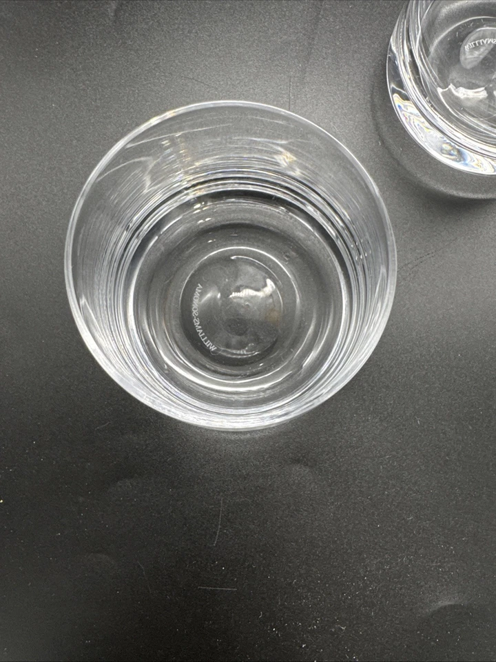 (2) Williams Sonoma Double Old-Fashioned/ Tumbler Glasses - Image 3 of 4