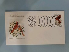 NORTH CAROLINA "BIRDS & FLOWERS" CANCELED FIRST DAY COVER