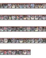 (56) 1986-87 Fleer Basketball Partial Set EX/EX-MT SZ001