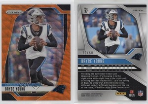 2024 Panini Prizm Orange Wave Prizm /60 Bryce Young #37