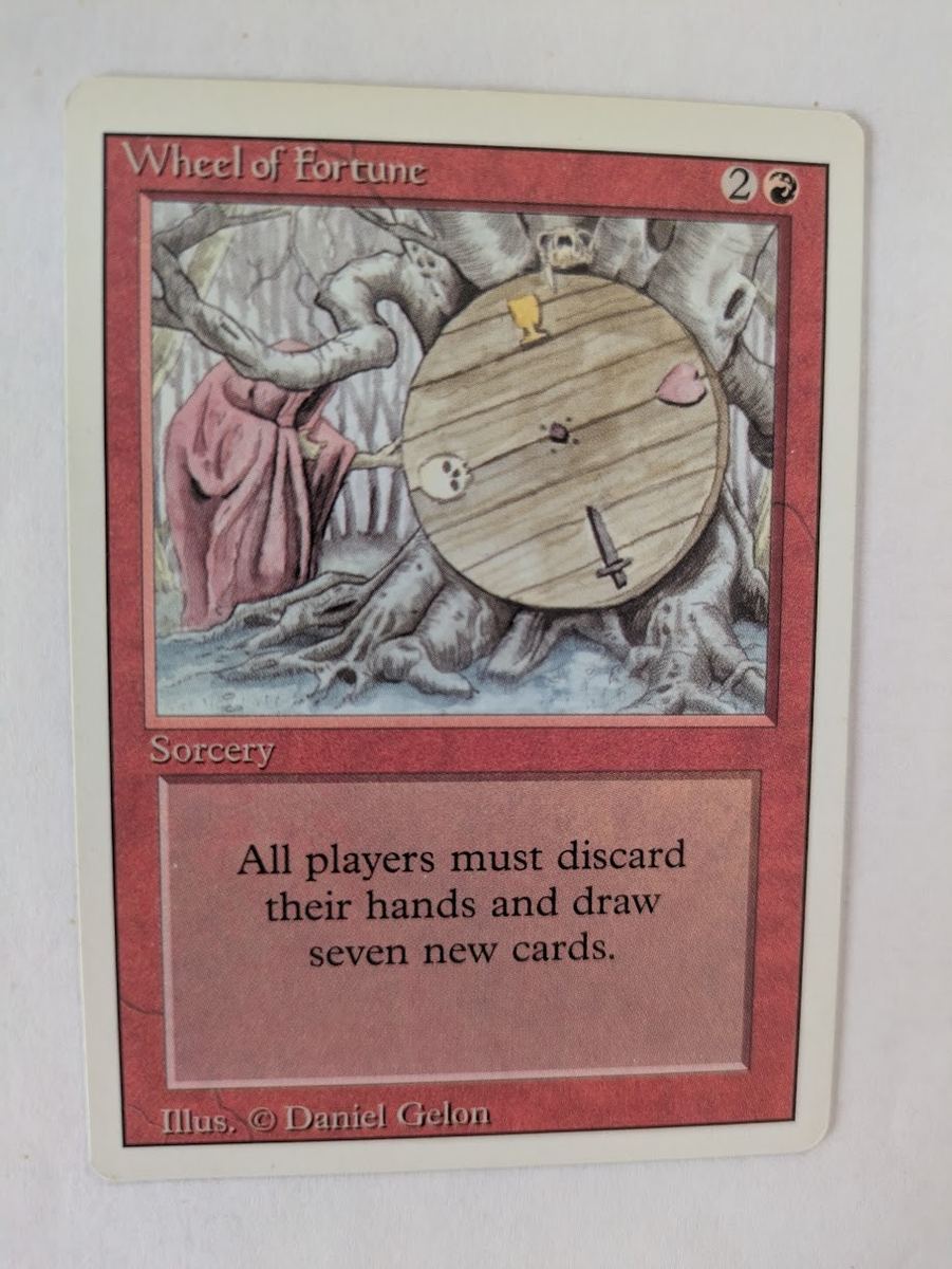 Wheel of Fortune 　英語　リバイズド　MTG Wheel of Fortune Revised MTG Exc Free shipping with tracking | eBay