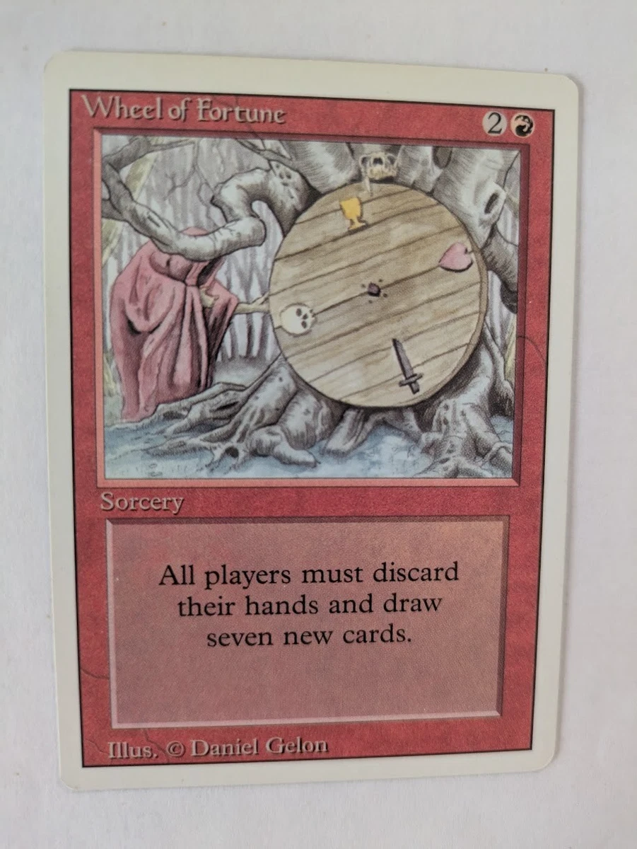 Wheel Of Fortune In Individual Magic: The Gathering Cards for sale