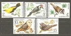 USSR: full set of 5 mint stamps, Birds, 1979, Mi#4883-7, MNH