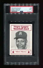 SIDNEY MORTON 1984 DECATHLON NEGRO LEAGUE STARS #36 - PSA 9 MINT