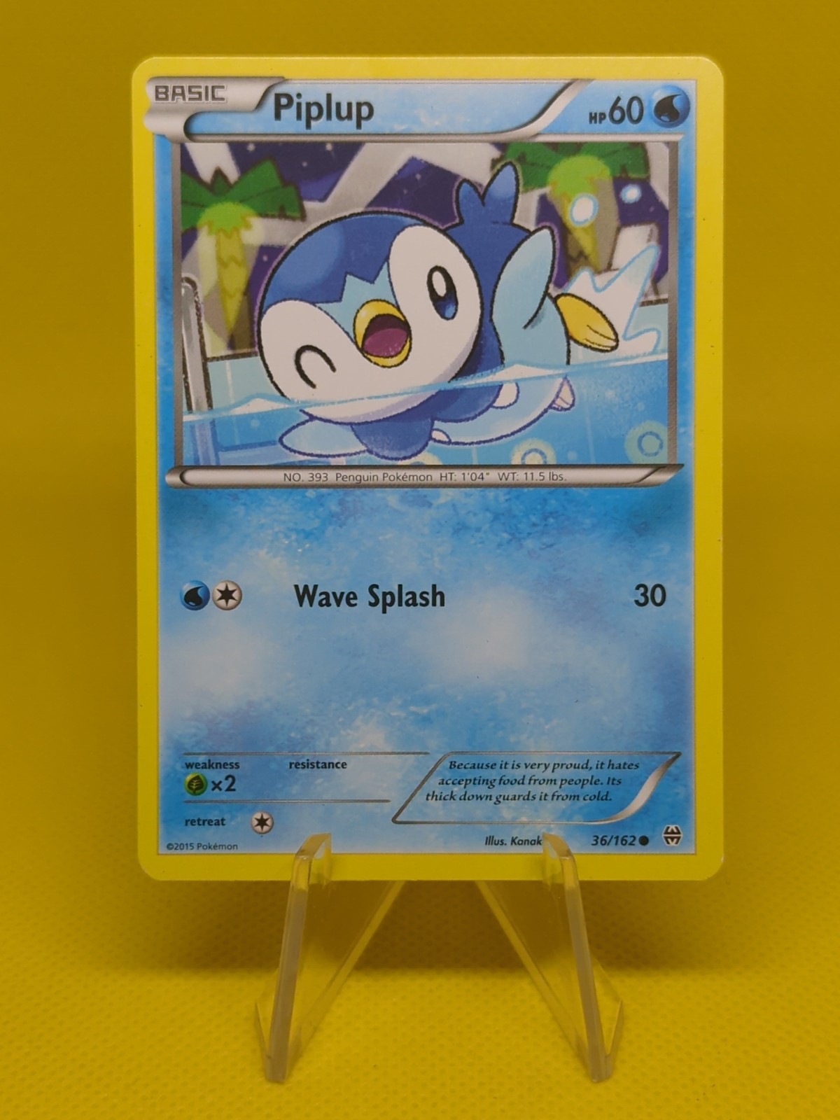 Pokemon - Piplup - 36/162 - Common