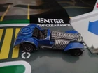 Hot Wheels Redline Sweet 16 Car 1970 Blue Black Int. Made In Hong Kong