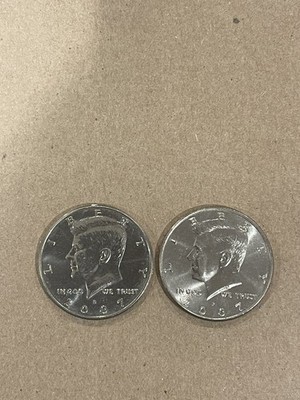 2007 P&D Kennedy Half Dollars, Two Coin Set-Nice Rim- Free Shipping 