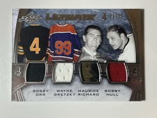2015 Wayne Gretzky/Bobby Orr/Maurice Richard/Bobby Hull Ultimate 4 /12