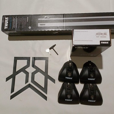 Thule Wingbar Evo set for Toyota Hi Ace van 96 to 06 & 2007 onward. Fixed point.