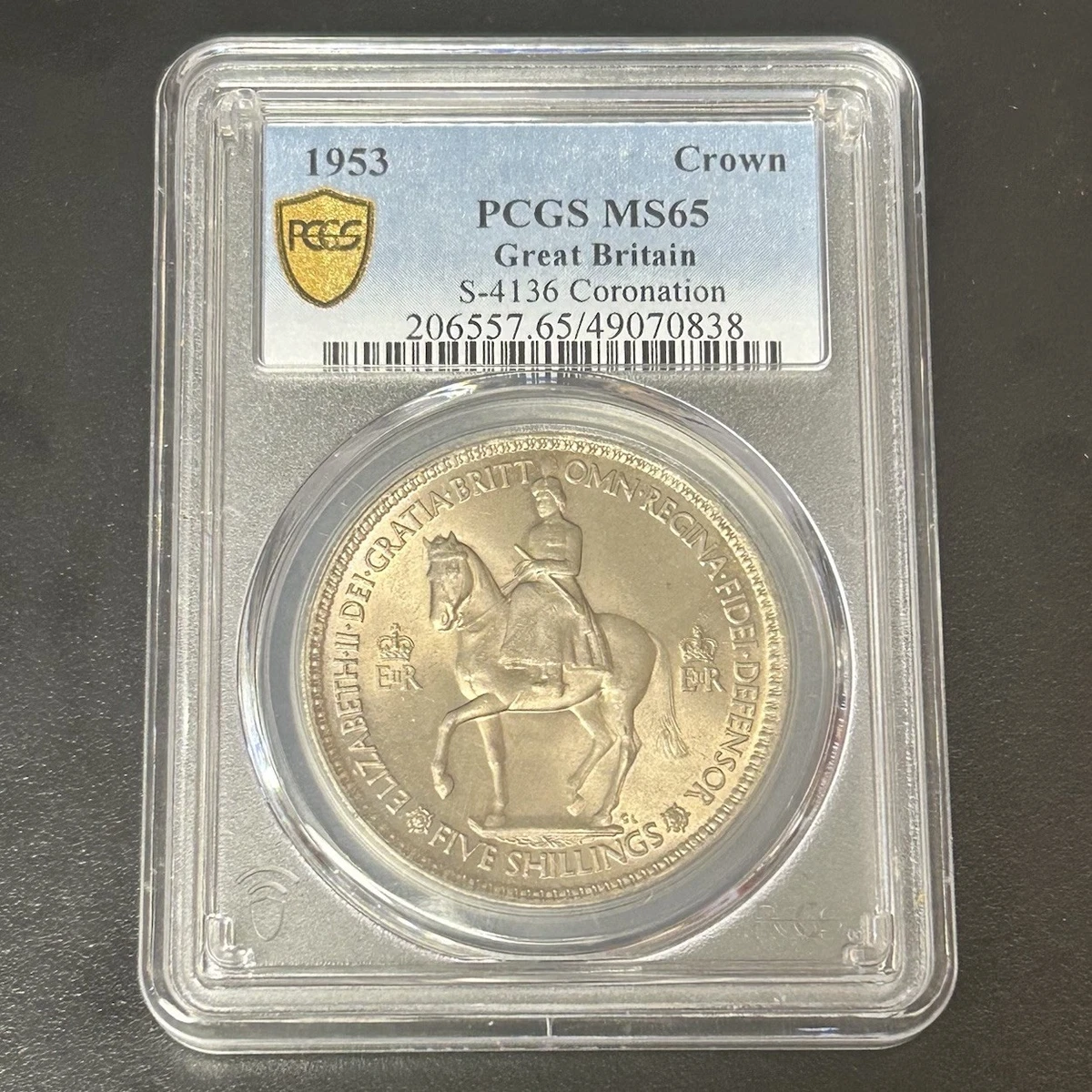 1953年 イギリス クラウン PCGS PR64CAM 1953 英国皇冠币| eBay