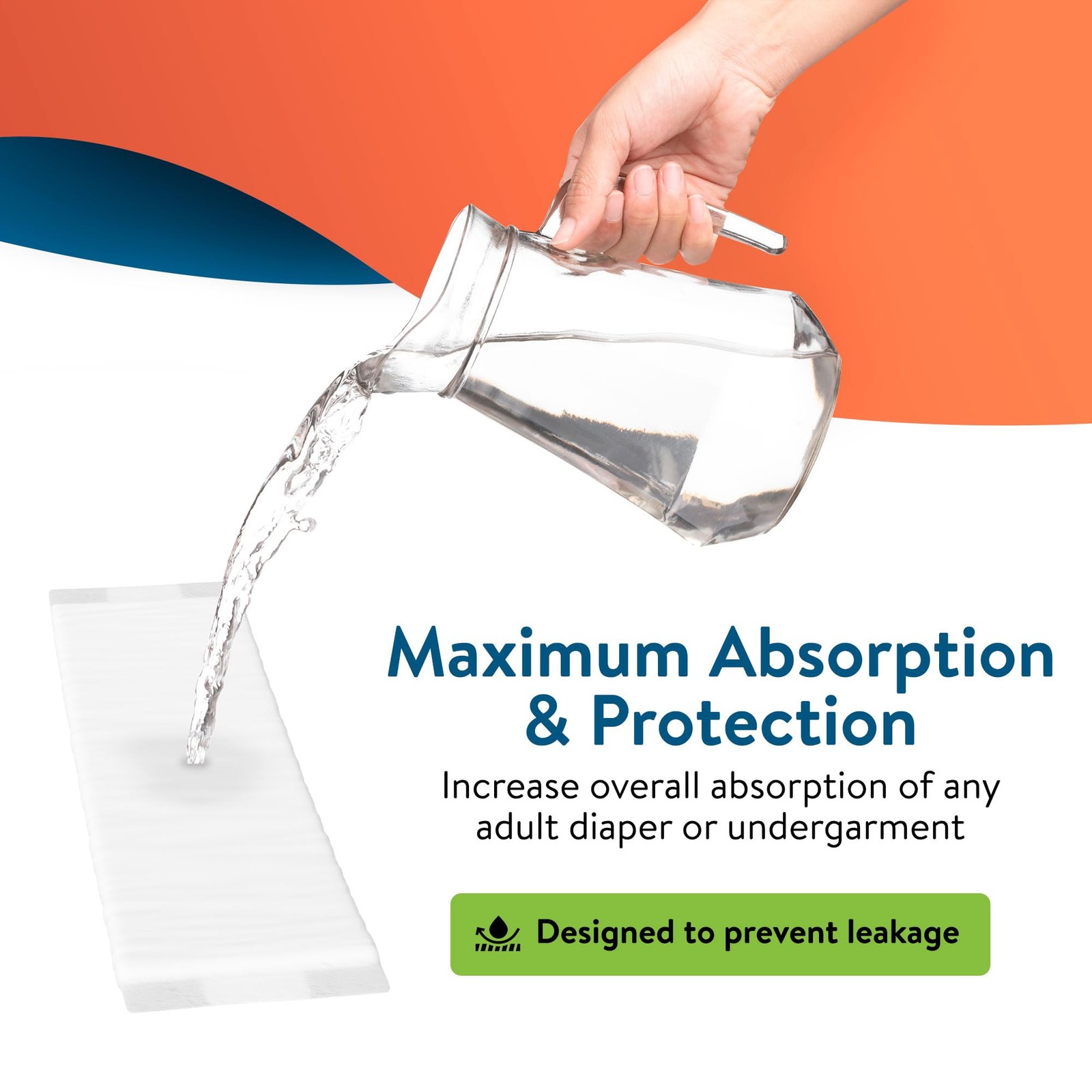 Incontinence Booster Pads Super Absorbent Absorbs Over 5 Cups | Liner Women a...