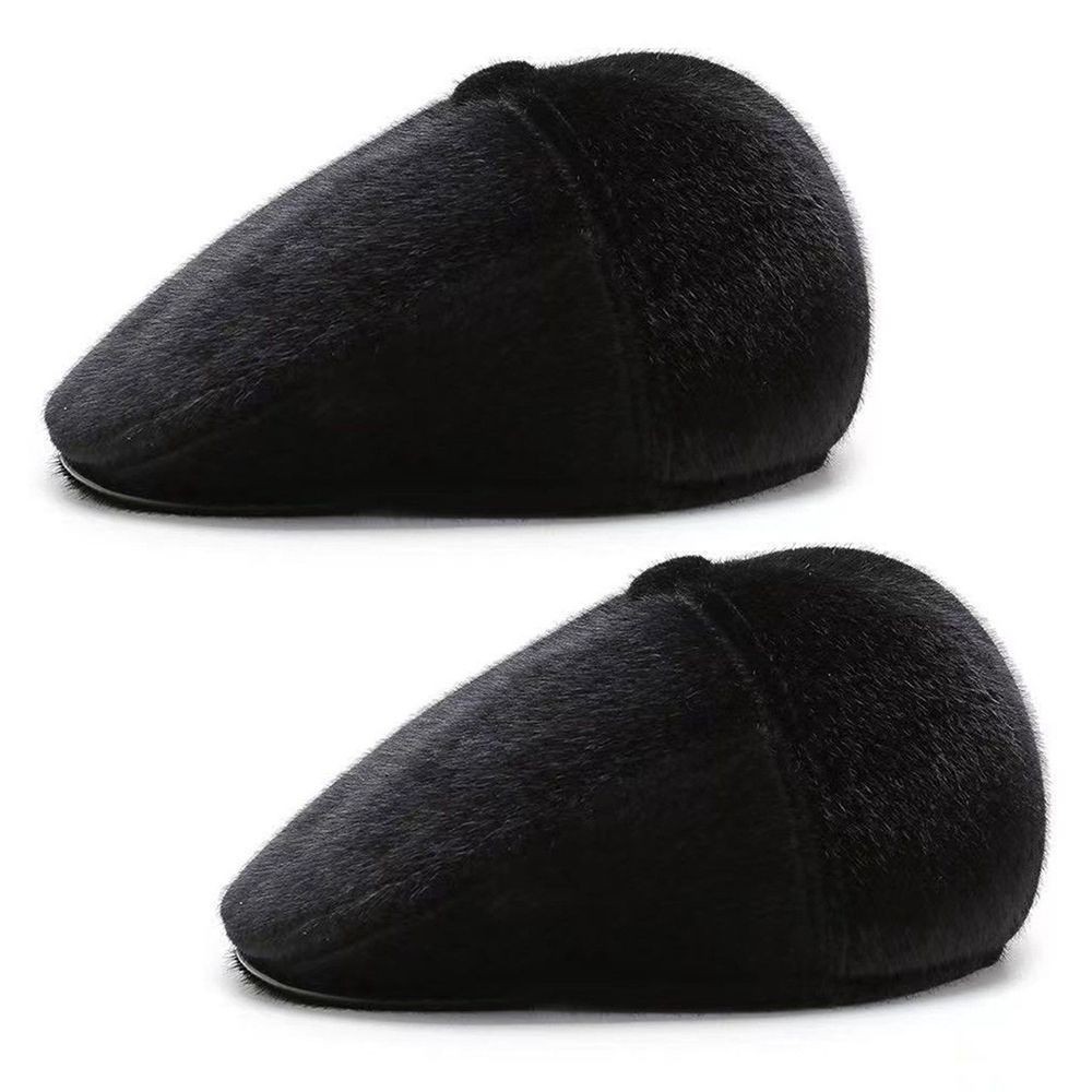 APL 2 pezzi moda inverno caldo outdoor cappello papà giornale cappello flat cap baretto