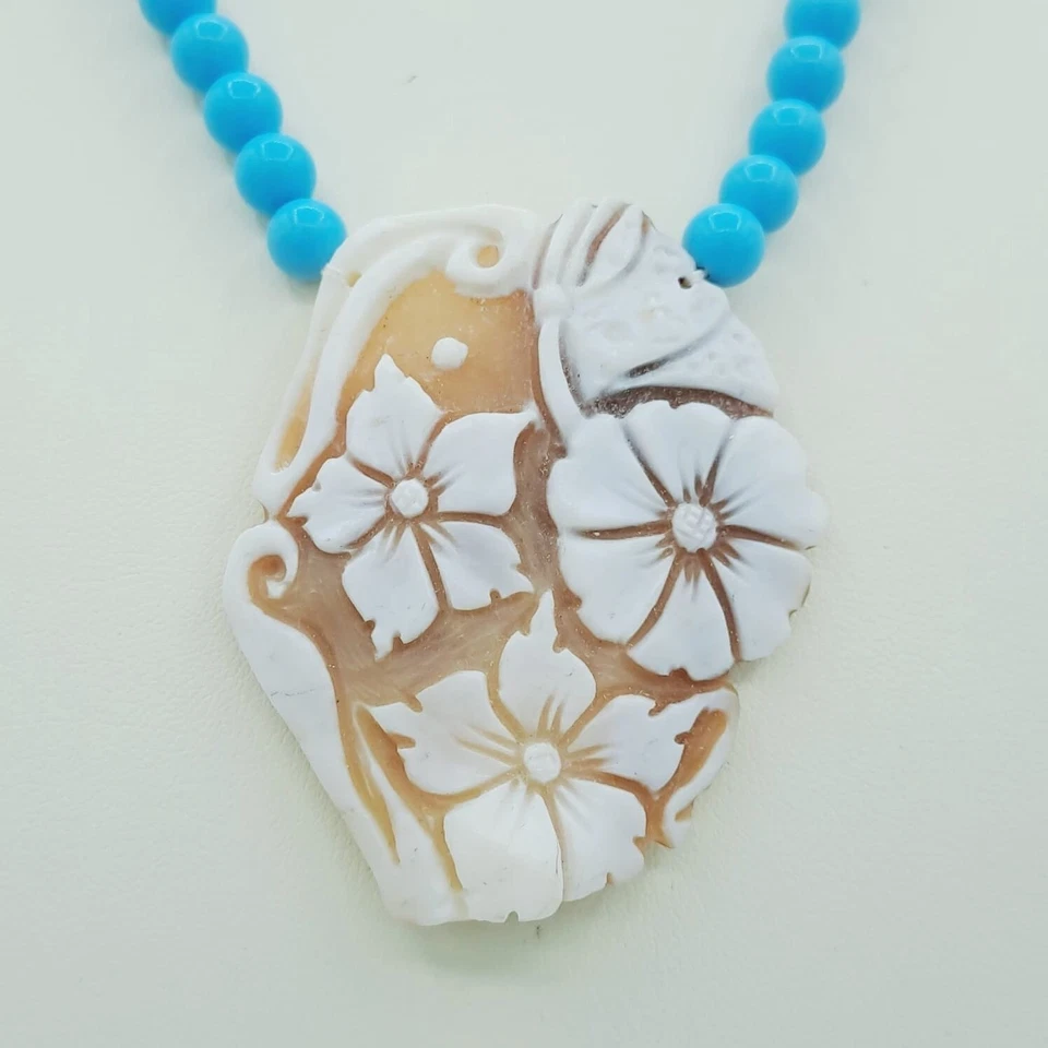 collana con cammeo chiusura argento 925kt - Immagine 2 di 4