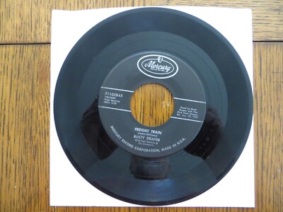 Rusty Draper   Freight Train / Seven Come Eleven - 1957 - Mercury 71102X45 7''