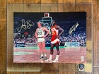 Larry Bird and Dominique Wilkens Signed PHOTO  26 X 18  Beckett PSA Autographed