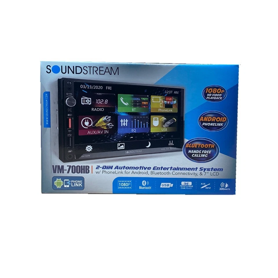 JBL 6.5"+ 6x9" Car speakers & 7" Double DIN Bluetooth USB Car Stereo Radio - Image 4 of 4