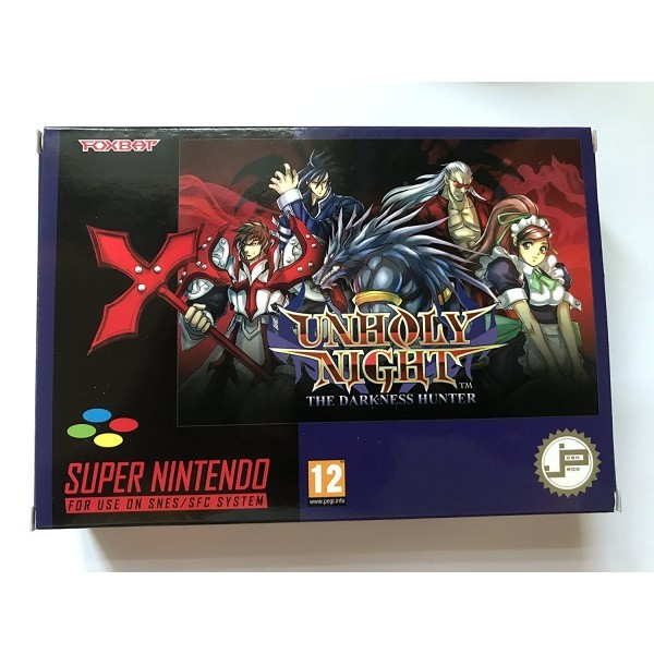 Jeu Nintendo Super Nes Unholy Night The Darkness Hunter Nouvelle Edition NEUF pour console de salon retro