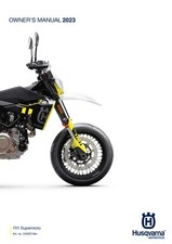 Husqvarna Owners Manual Book Guide 2023 701 Supermoto US