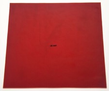 0224.30 OPALESCENT DEEP RED 4" x 4" BULLSEYE 3mm THICK GLASS 90 COE COMPATIBLE