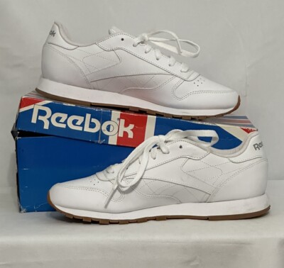 VTG Reebok Fitness Walker Leather Mens Shoes Size 9.5 U.S 43 Euro