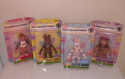 Five Night's At Freddy's Chocolate Set Action Figures w/ Easter Bonnie Exclusive