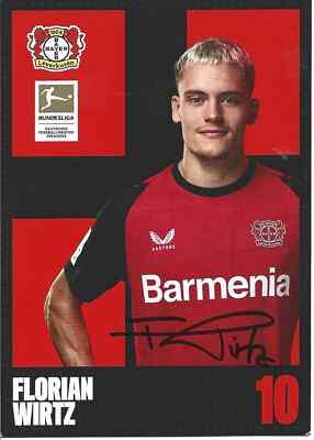Florian Wirtz Bayer 04 Leverkusen FC Liverpool 2024/25  24/25  original signiert