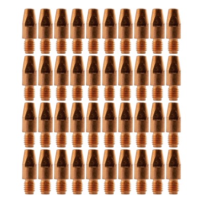 100x MIG Contact Tips for ALUMINIUM - 0.9mm Binzel Style- M8 x 10mm x 0.9mm