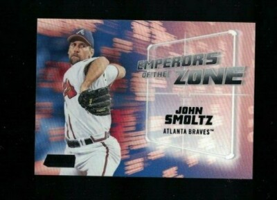 2019 STADIUM CLUB EMPERORS OF THE ZONE JOHN SMOLTZ #EZ-9 Black #28