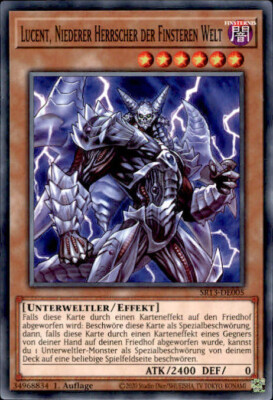 Yugioh SR13-DE005 Lucent Niederer Herrscher Der Finsteren Welt Common B3112