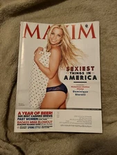 Maxim Magazine Dominique Storelli March 2012 Free Shipping
