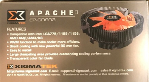 Xigmatek Apache EP-CD903 90mm Fan Intel LGA775/1155/1156/AMD AM2/AM3/K8 - Picture 7 of 8