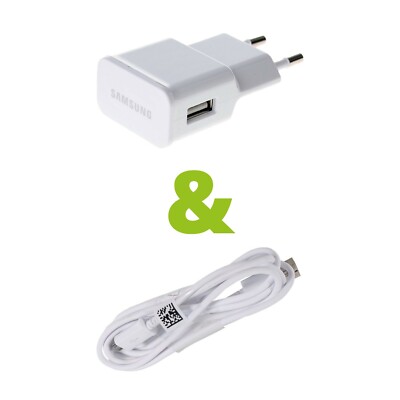 Samsung Ladegerät + Kabel Original ETA-U90 für Galaxy S2 S3 S4 S5 S6 Note