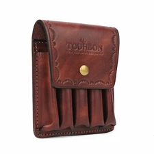 Leather Rifle Bullets Holder Ammo Carrier Cartridge Pouch Belt Wallet-Xmas Gift