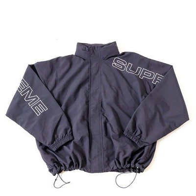 最安値※M】Spellout Embroidered Track Jacket