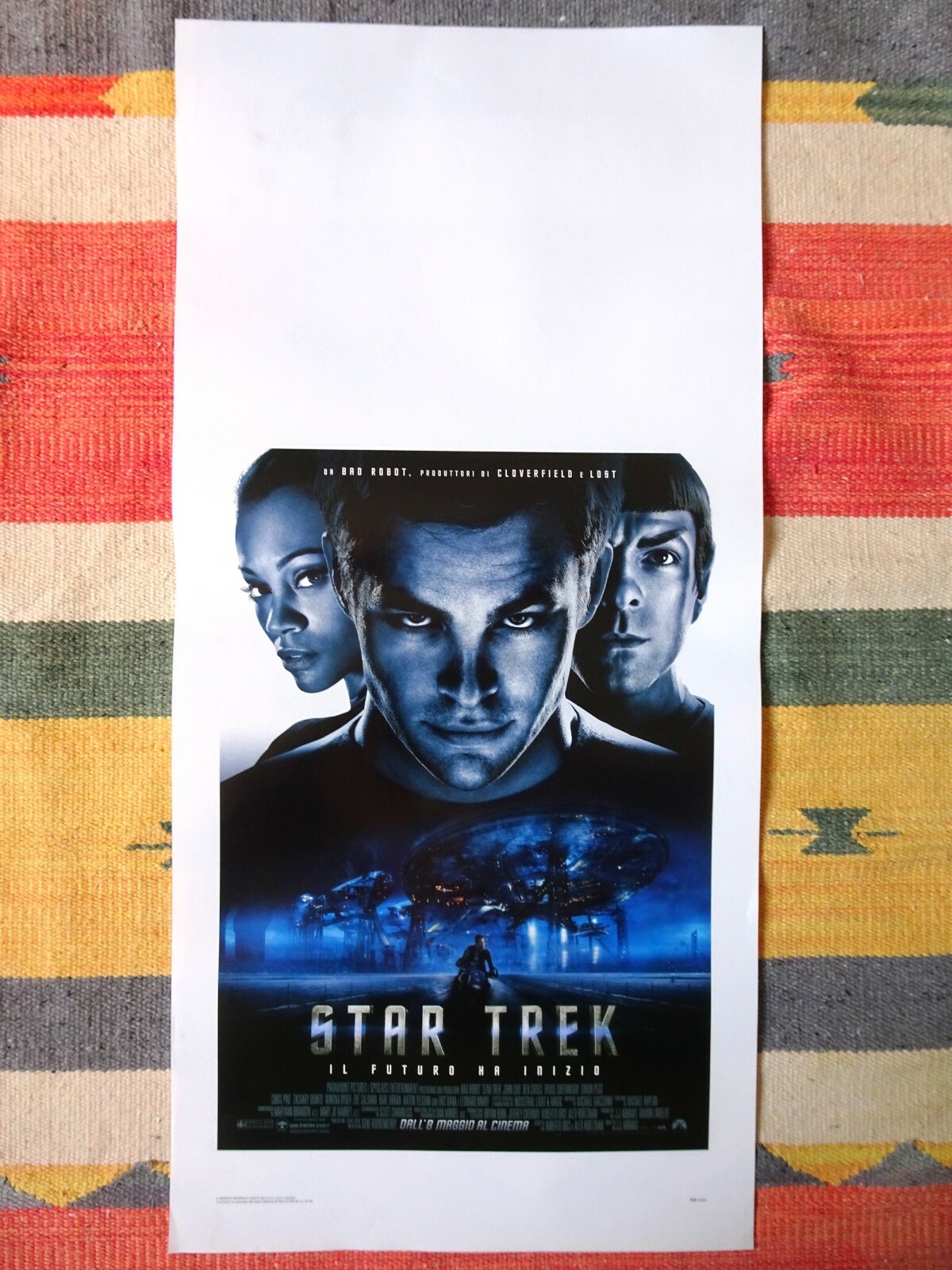 Locandina originale film Star Trek (2009) - Regia di J.J. Abrams